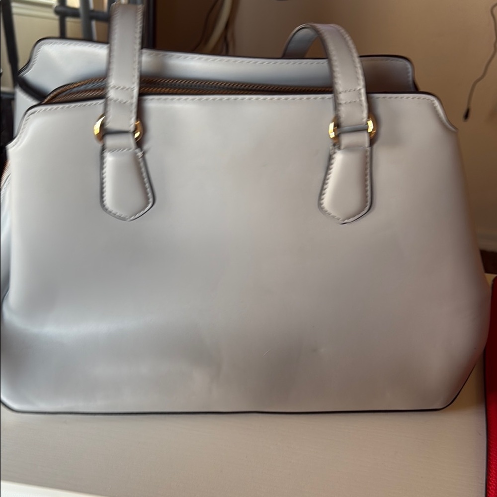 Elegant Gray Women's Handbag